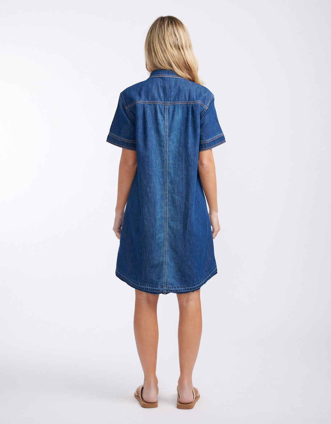 white-co-claudia-denim-dress-dark-wash-womens-clothing