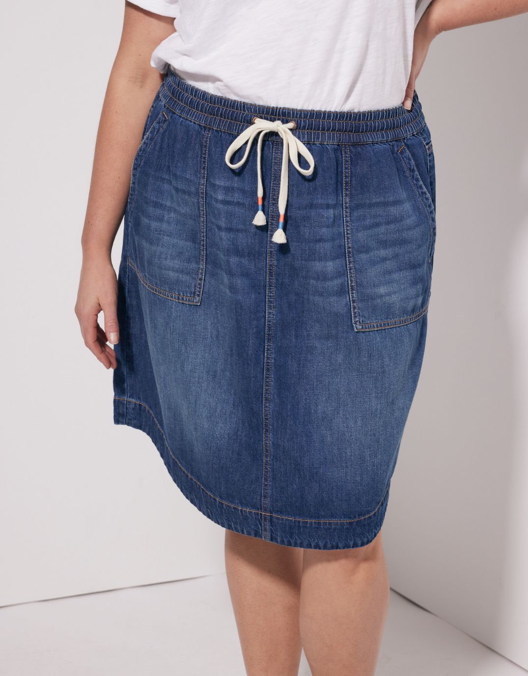 Coco Denim Skirt - Dark Wash