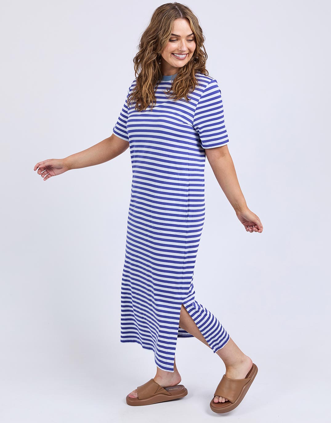 Merry Tee Dress - Ocean Blue