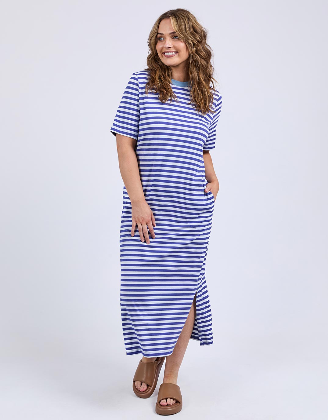 Merry Tee Dress - Ocean Blue