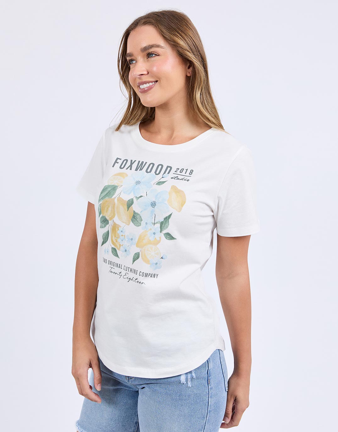 Limoncello Tee - Vintage White