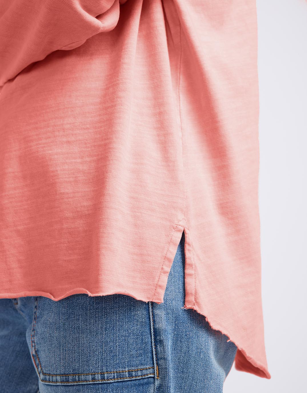 Henley Sunset Top - Melon