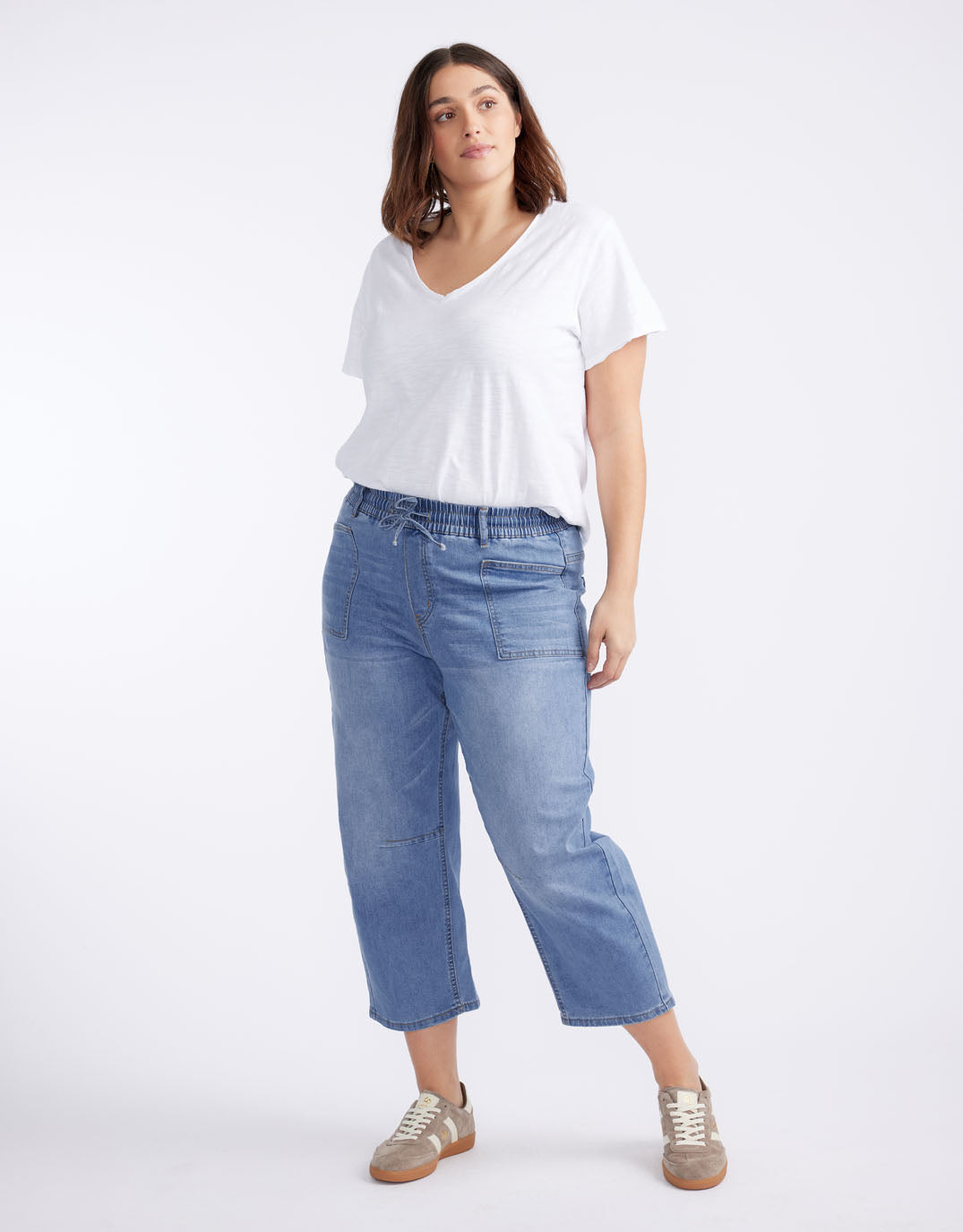 Leo Barrel Jeans - Blue Denim
