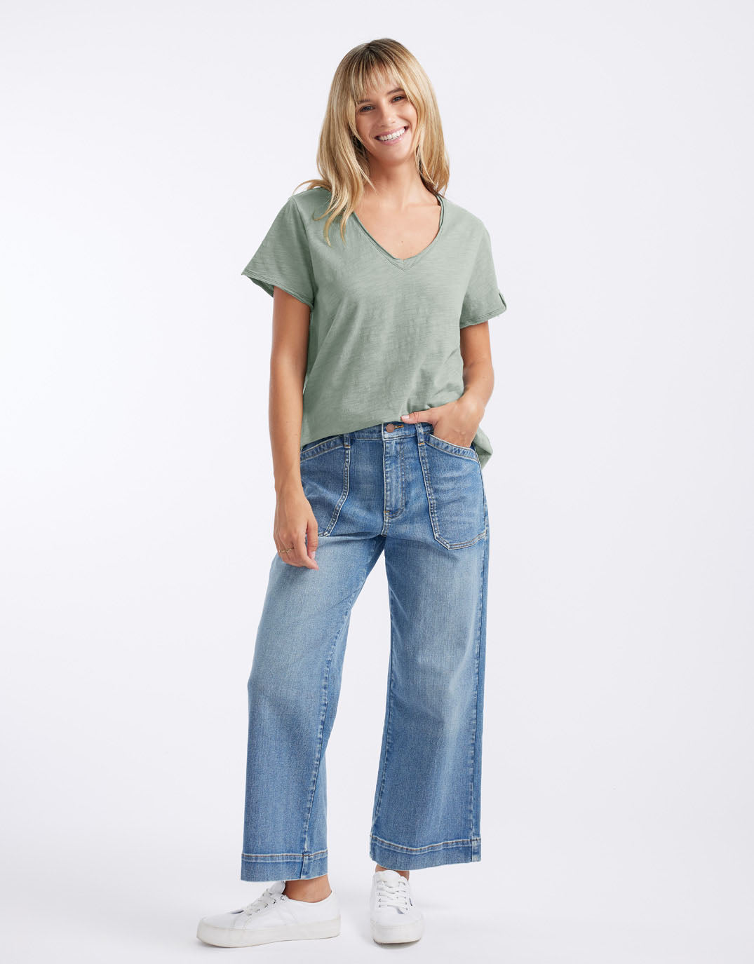 white-co-original-v-neck-t-shirt-sage-womens-clothing