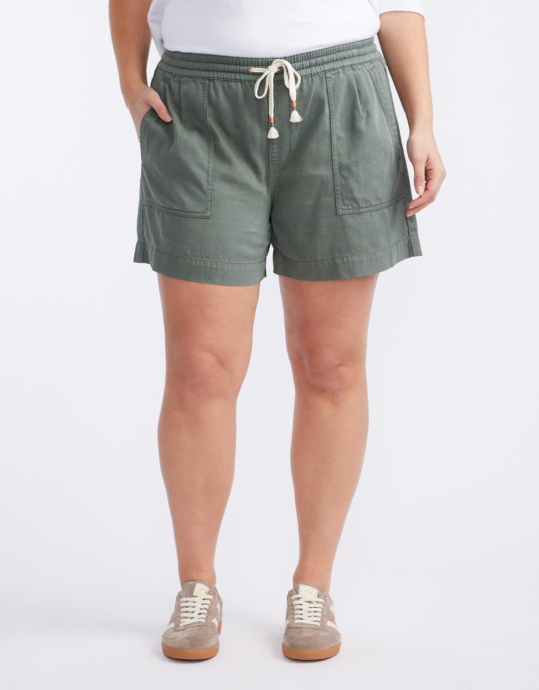 Coco Denim Short - Khaki