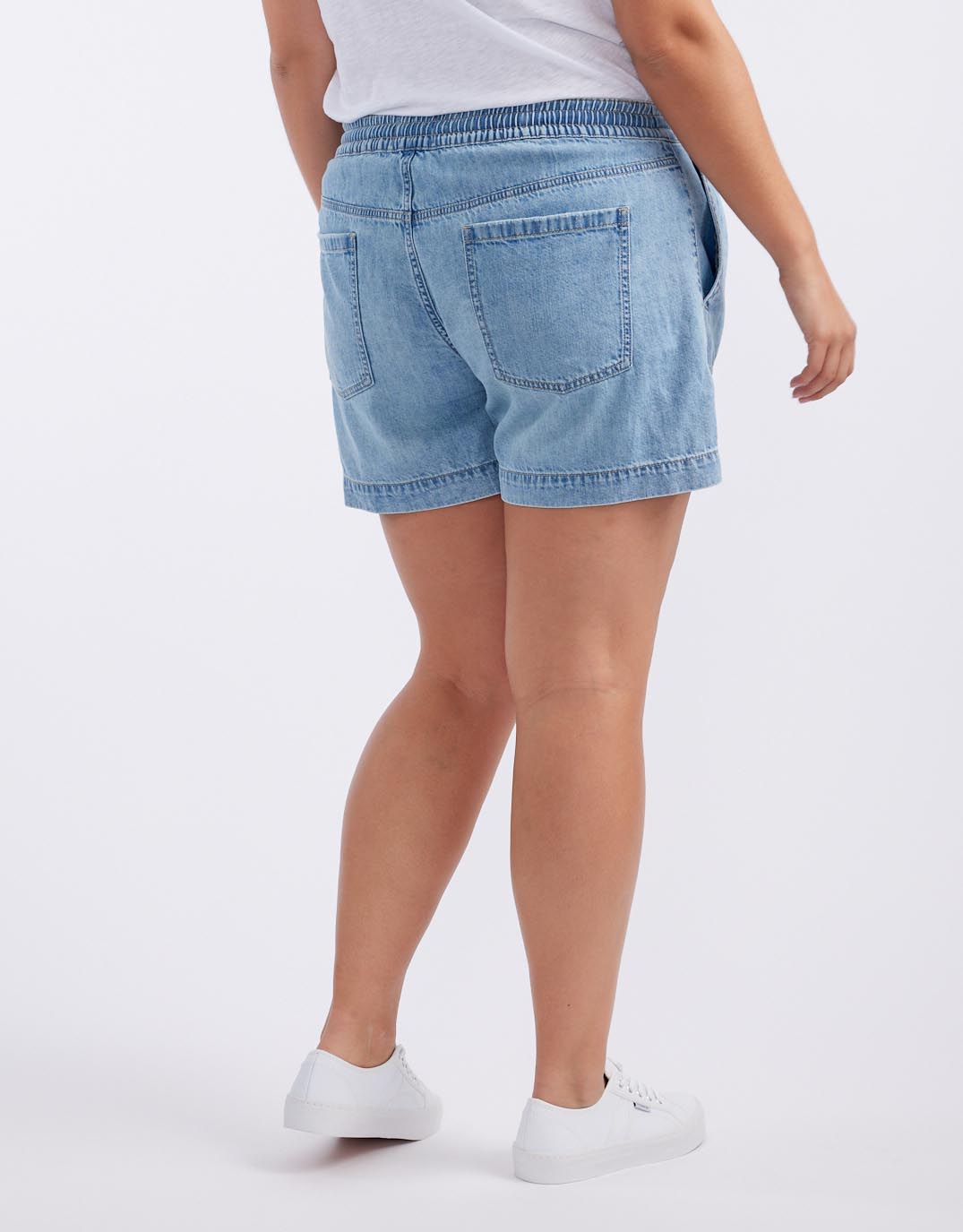 Coco Denim Short - Mid Wash