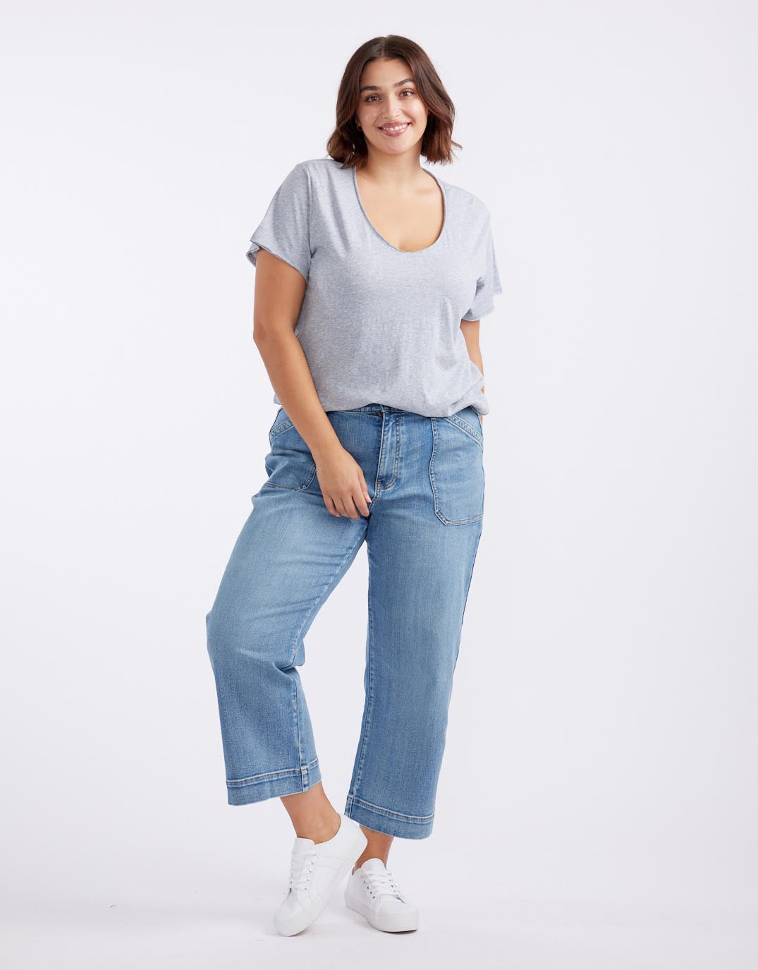 white-co-plus-size-original-v-neck-tshirt-grey-marle-womens-clothing