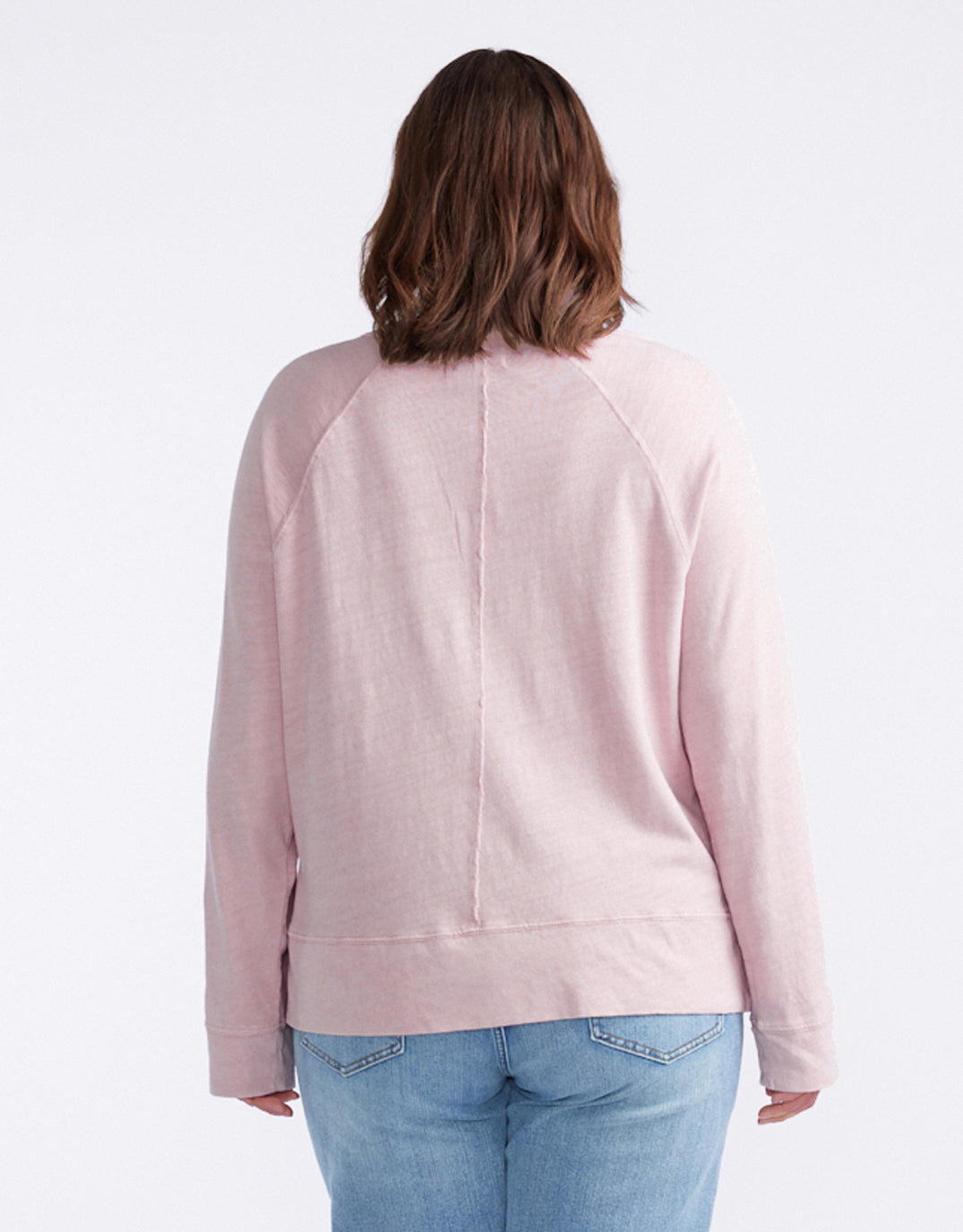 Sunset Throw On Top - Dusty Pink