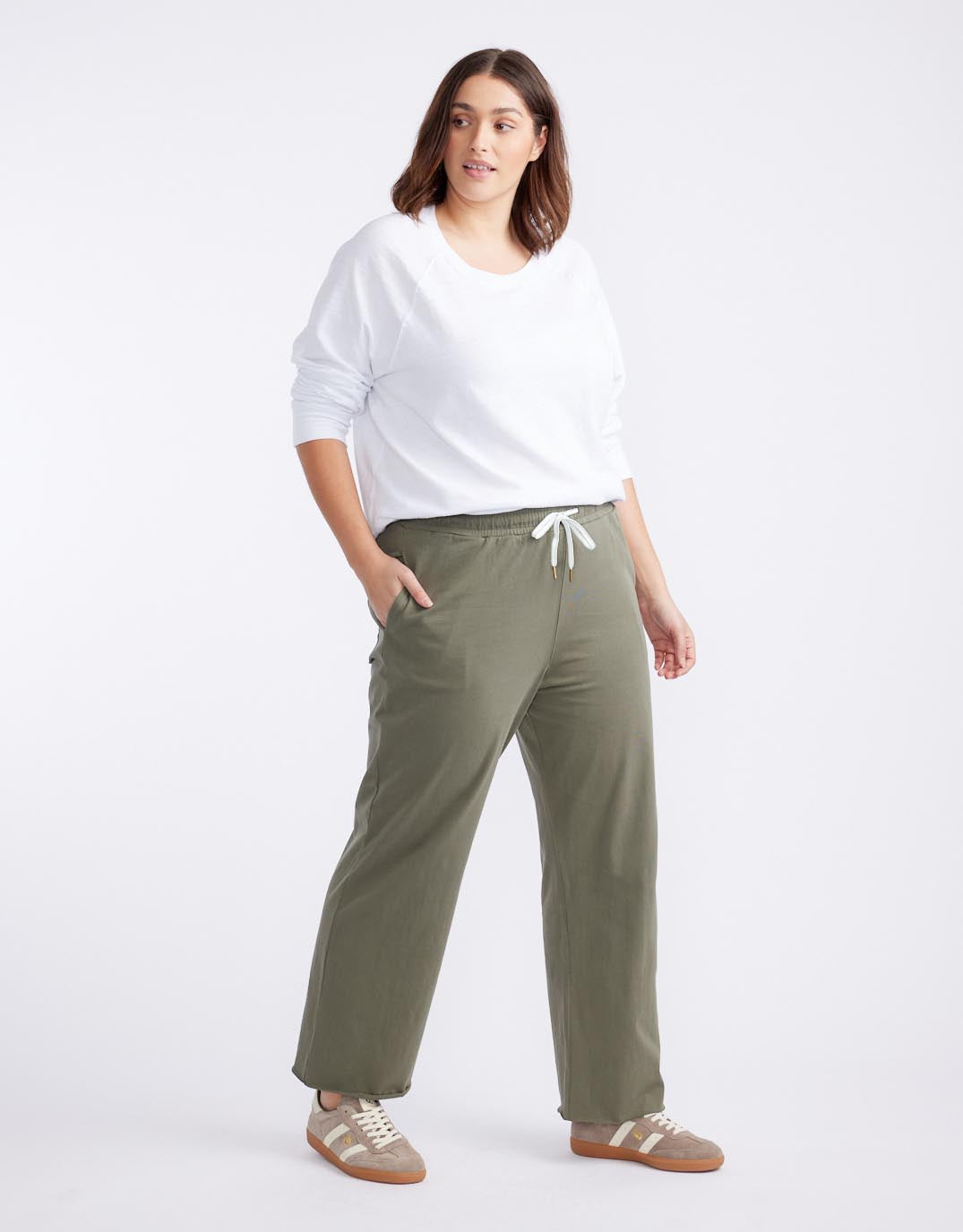 The Lounger Pant - Khaki