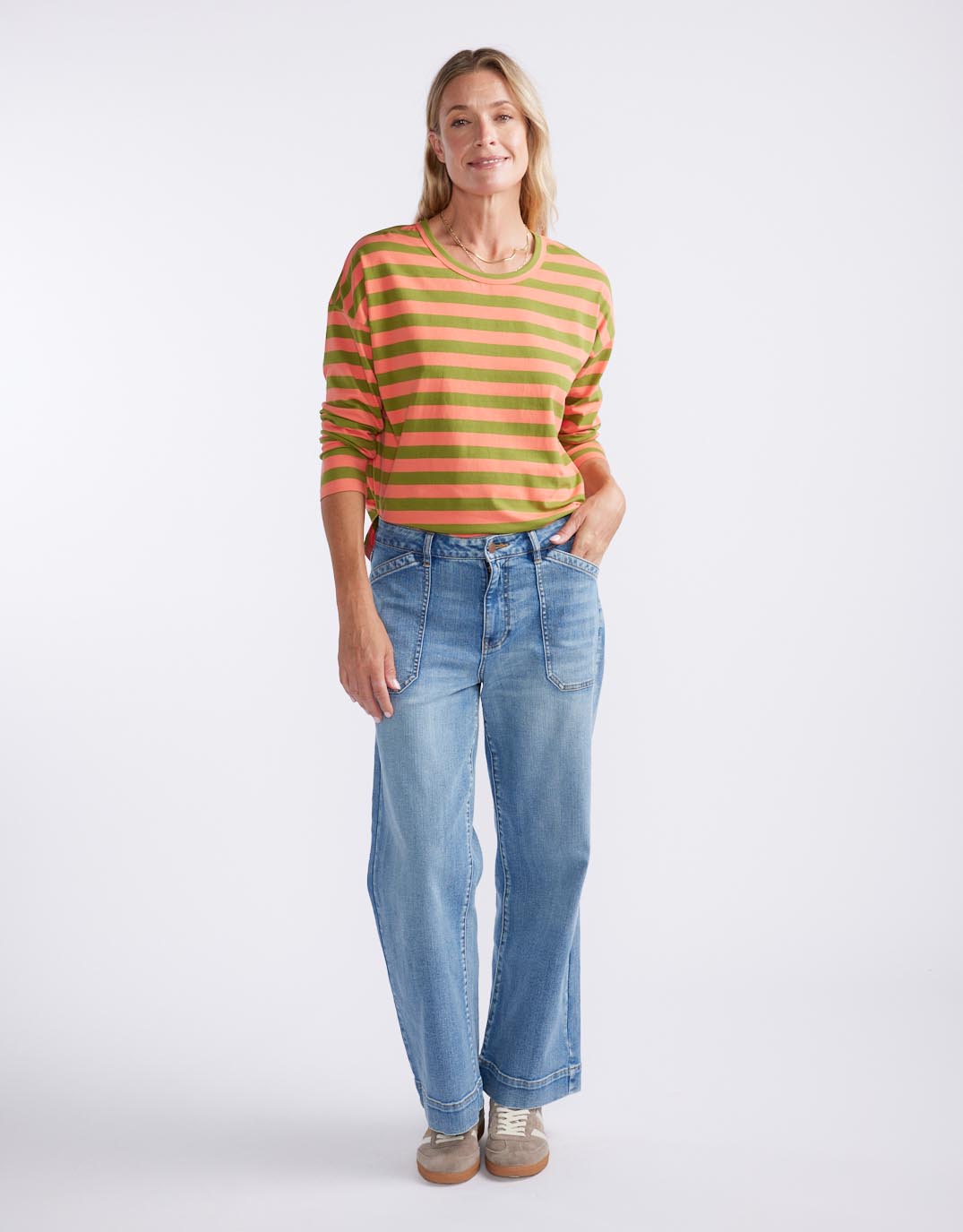 white-co-relaxed-long-sleeve-t-shirt-green-melon-womens-clothing