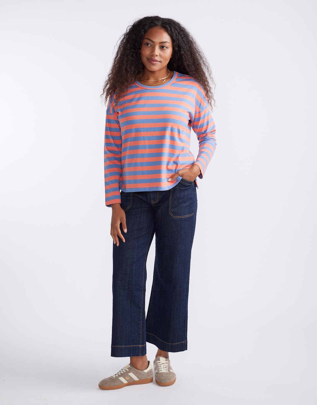 white-co-relaxed-long-sleeve-t-shirt-melon-denim-stripe-womens-clothing