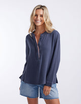 white-co-the-beach-shirt-wash-navy-sorbet-orange-womens-clothing