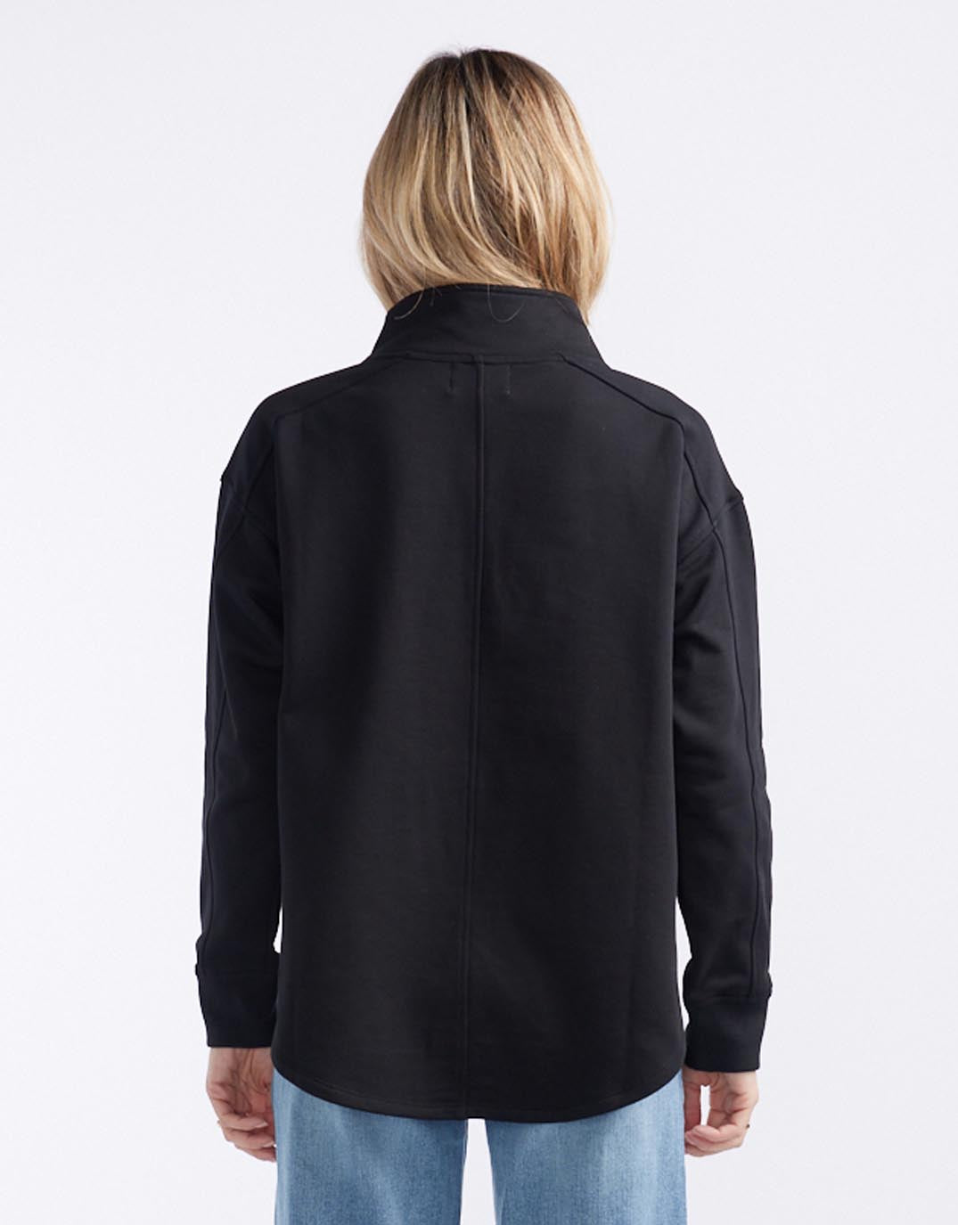 white-co-unwind-half-zip-sweater-black-womens-clothing