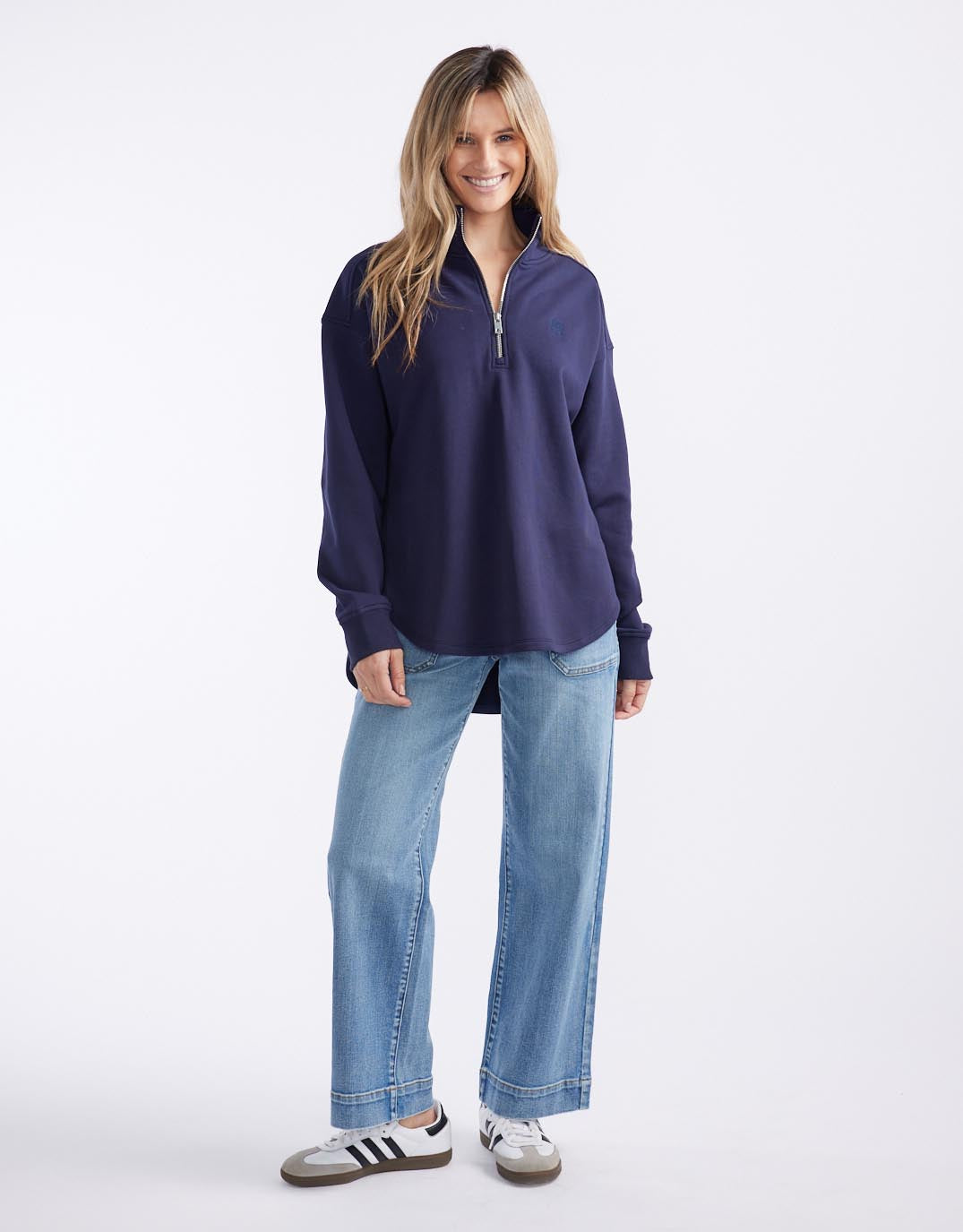 white-co-unwind-half-zip-sweater-navy-womens-clothing