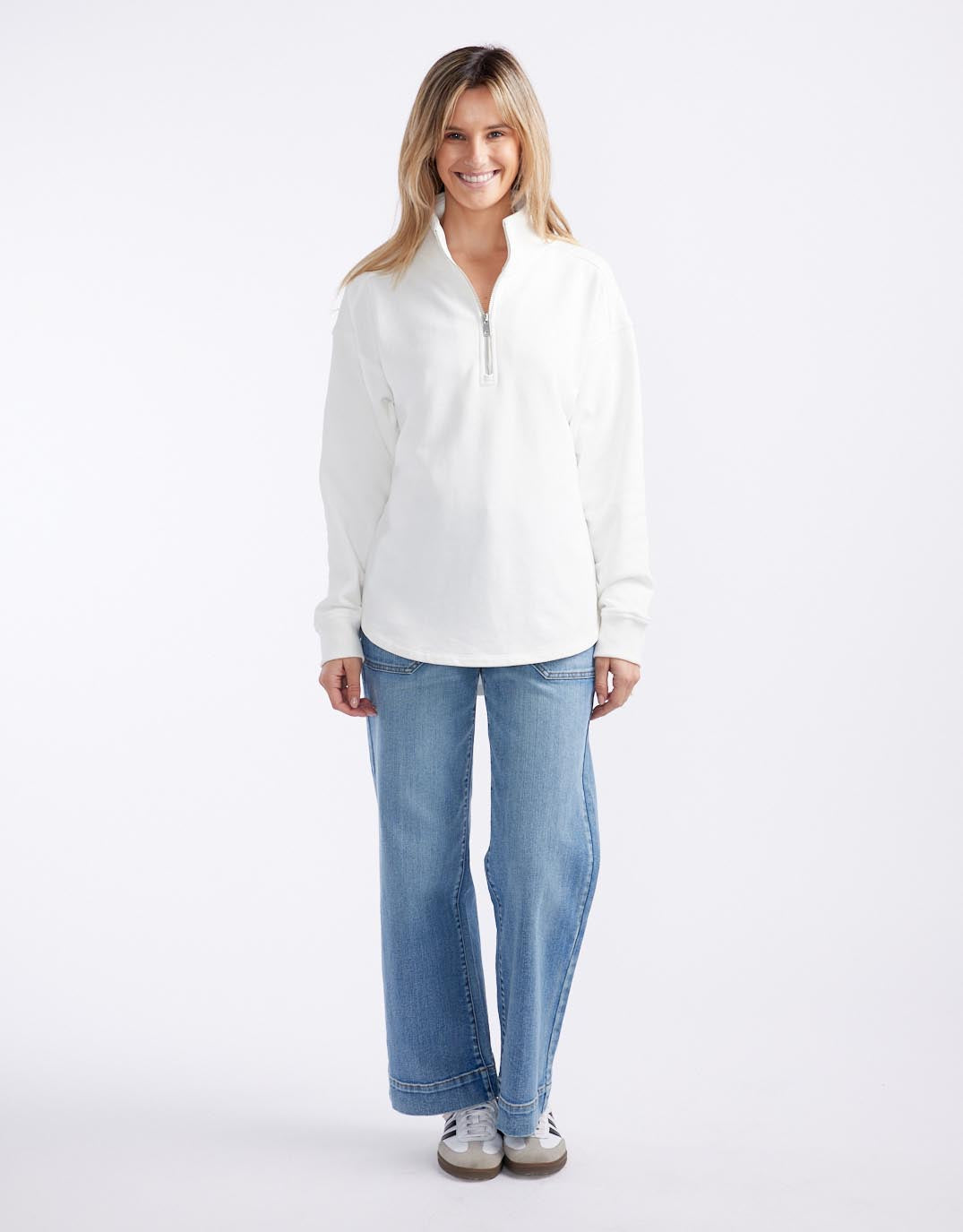 white-co-unwind-half-zip-sweater-white-womens-clothing