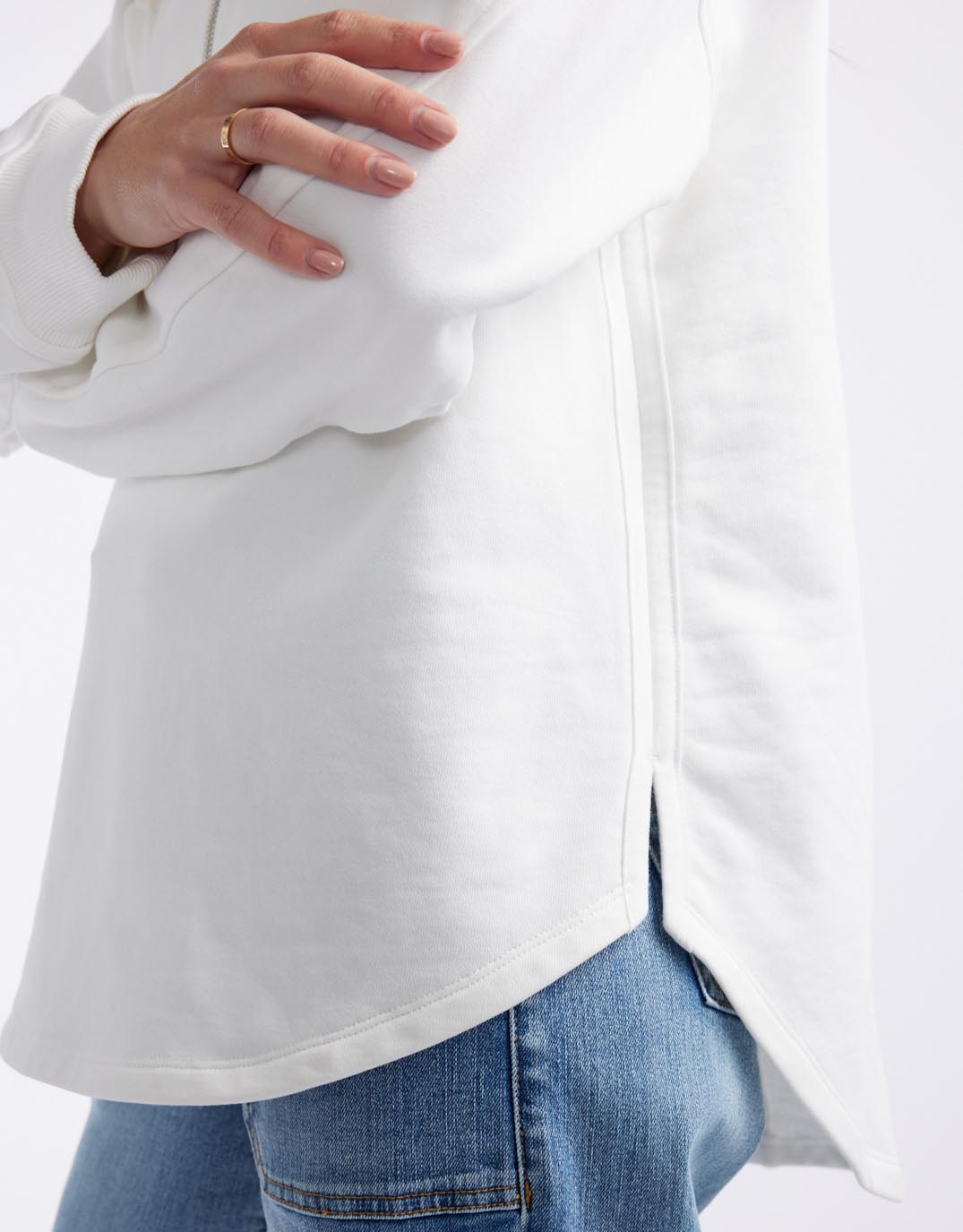 white-co-unwind-half-zip-sweater-white-womens-clothing