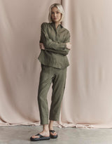 Abigail Linen Pant - Khaki