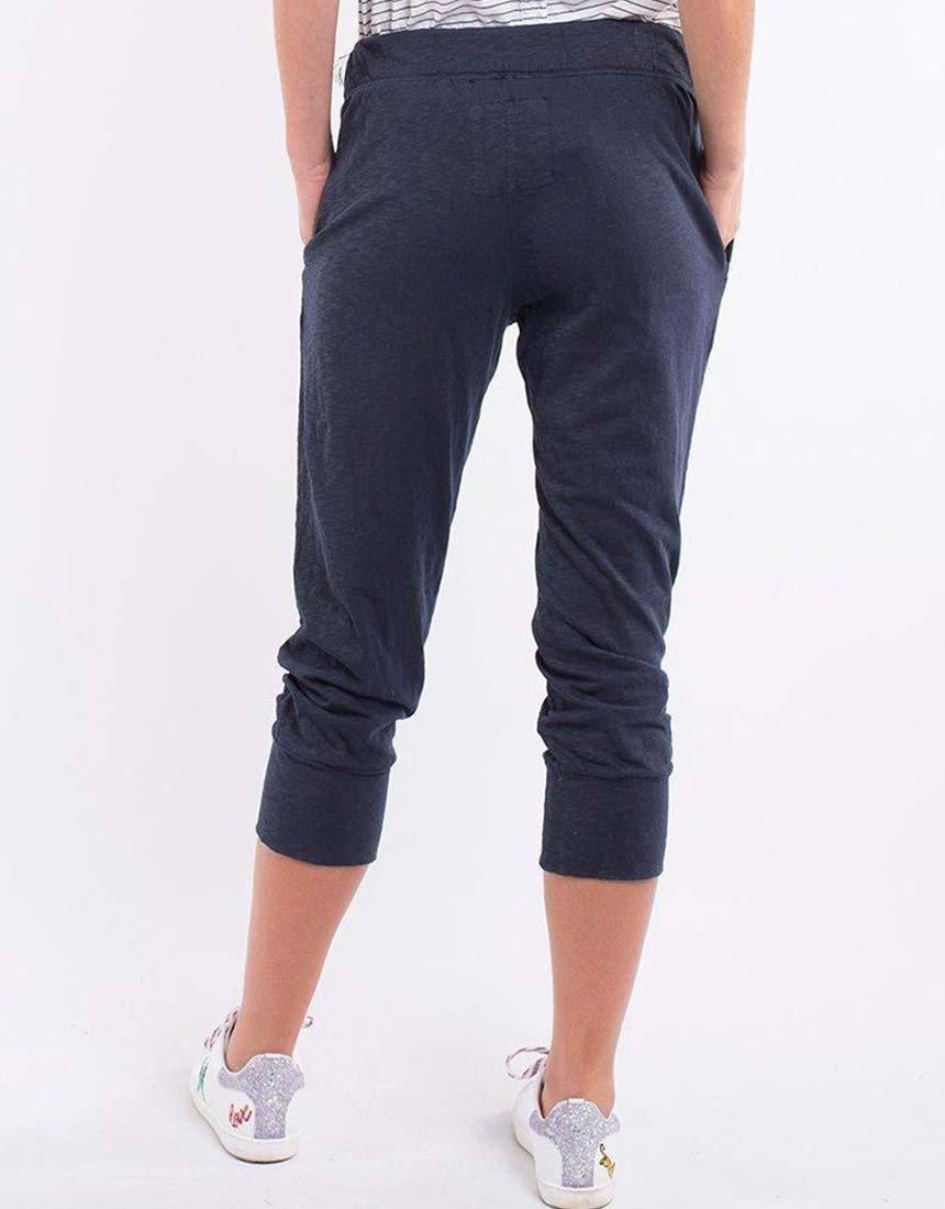 Elm - 3/4 Brunch Pants - Navy - White & Co Living Pants