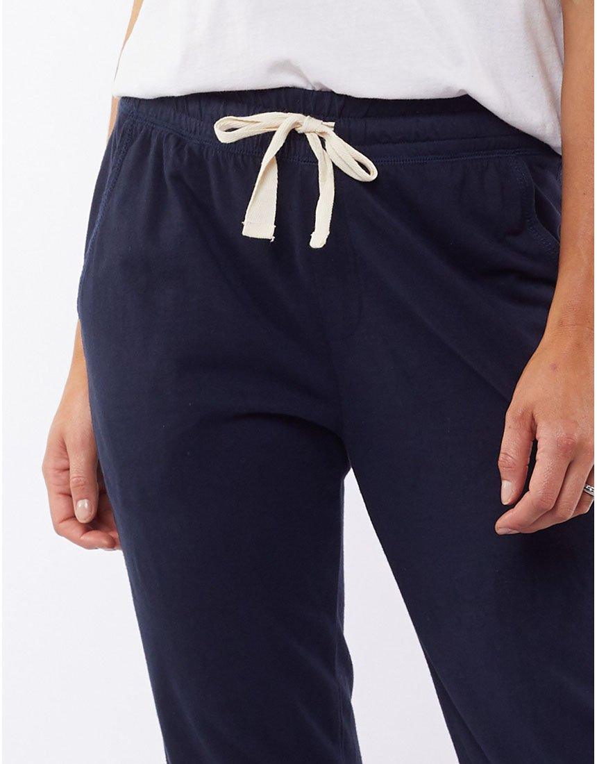 Elm - Wash Out Lounge Pants - Navy - White & Co Living Pants