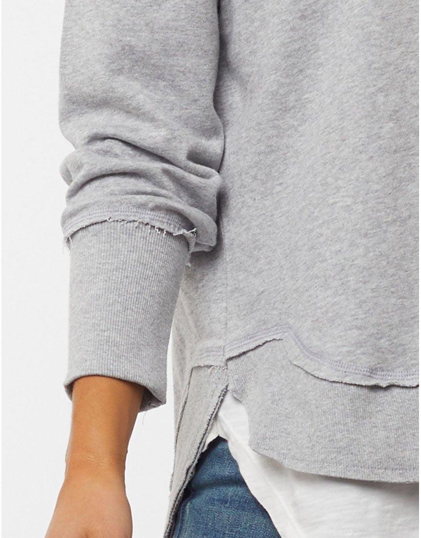 Foxwood - Delilah Crew - Grey Marle - White & Co Living Jumpers