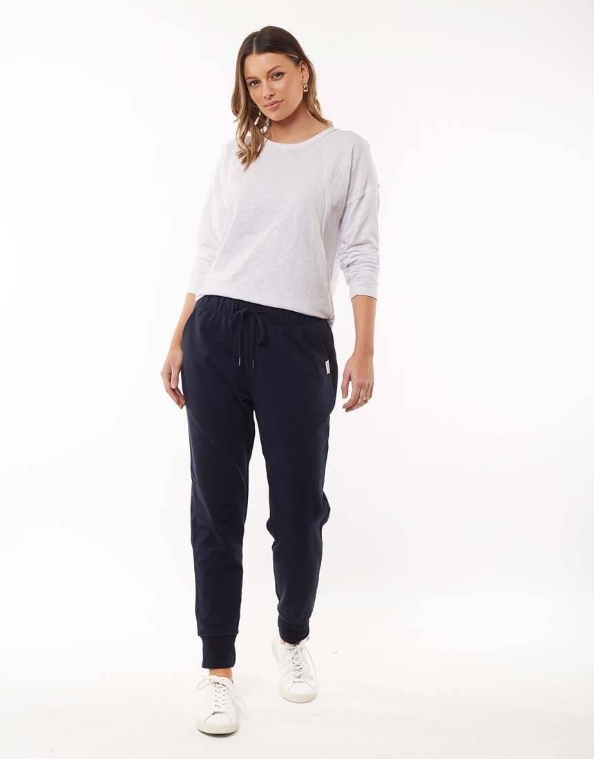 Foxwood - Lazy Days Pants - Navy - White & Co Living Pants