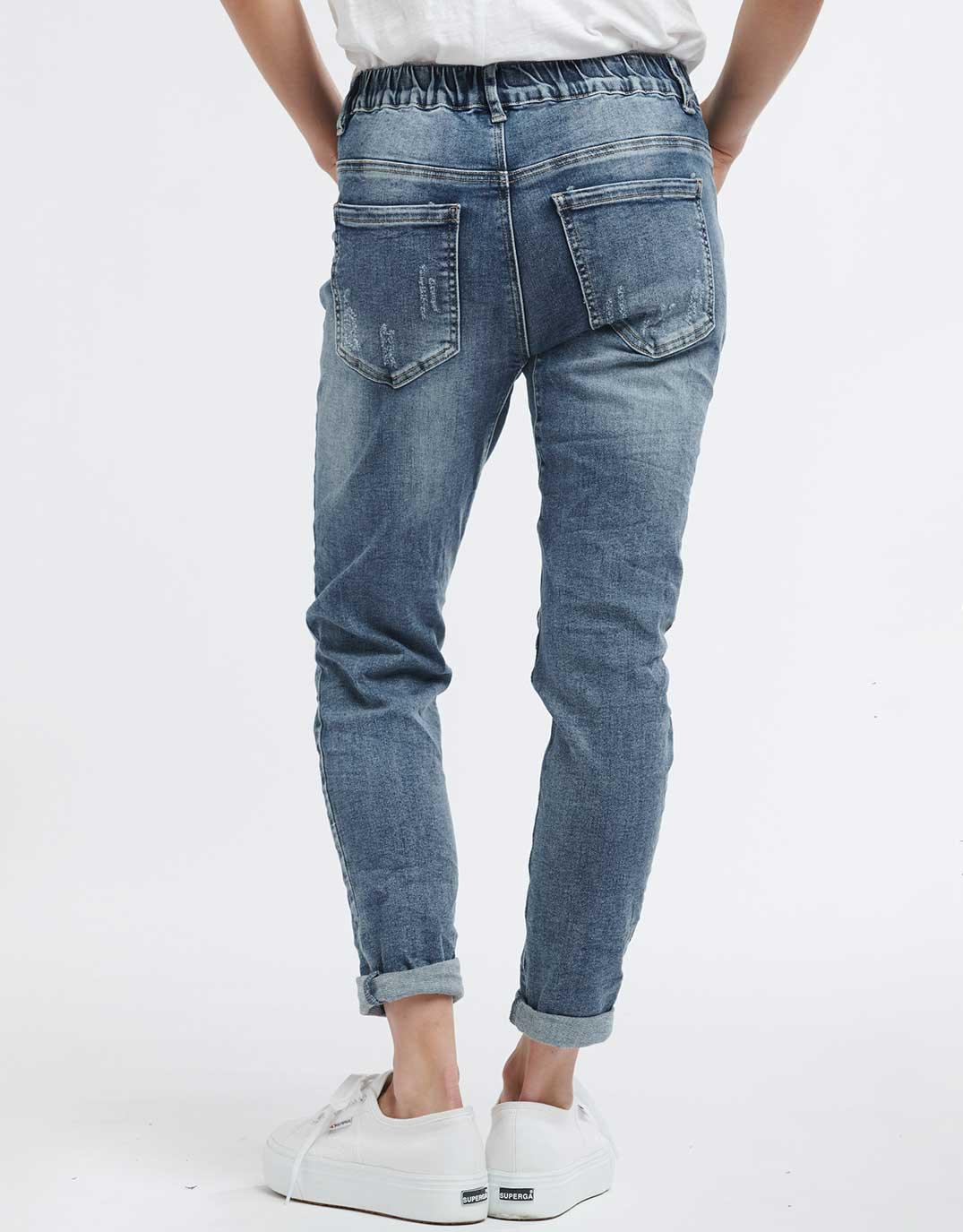 Italian Star - Emma Stretch Jean - Denim - White & Co Living Jeans