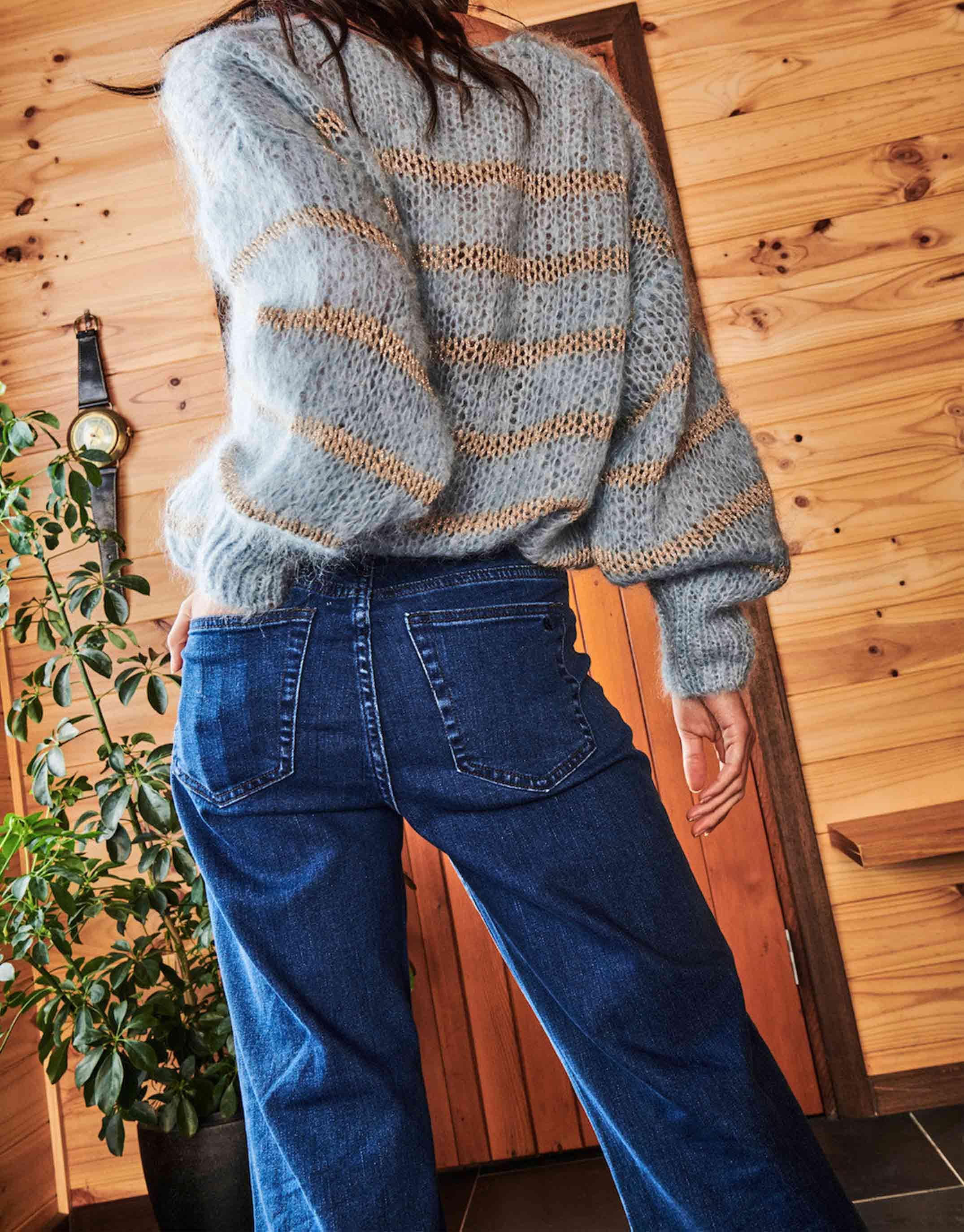 Kireina - Freya Jeans - Mid West Blue - White & Co Living Jeans