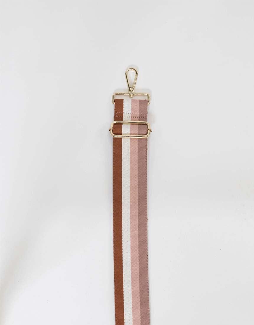 White & Co. - Bag Strap Stripe - Blush/White - White & Co Living Accessories