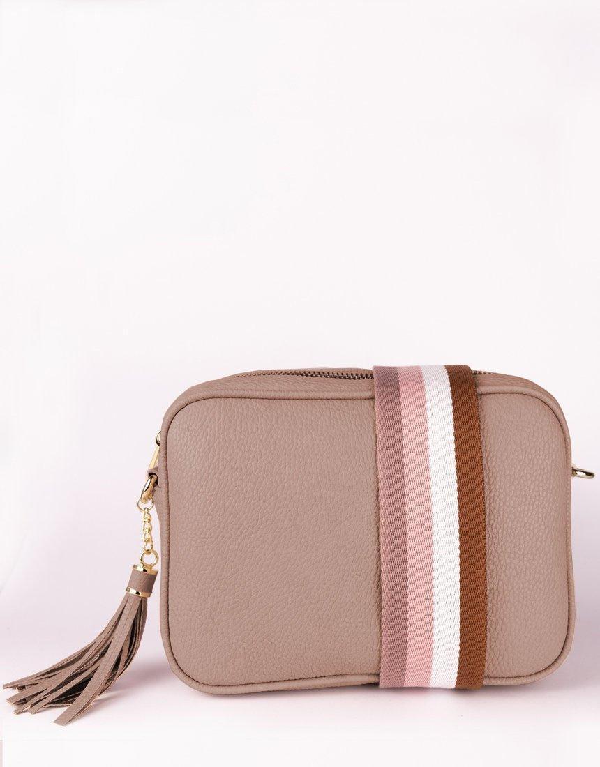 White & Co. - Bag Strap Stripe - Blush/White - White & Co Living Accessories