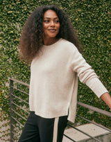 Saint Germain Scoop Hem Knit - Oat