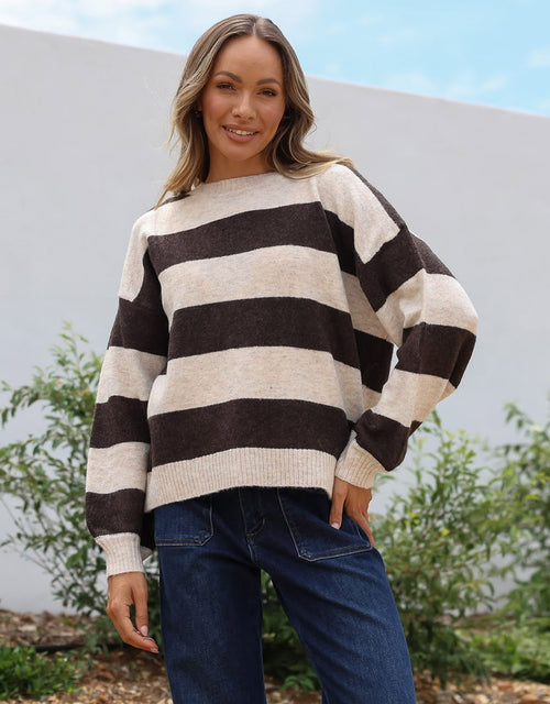 132-fashion-frankie-knit-choco-natural-stripe-womens-clothing