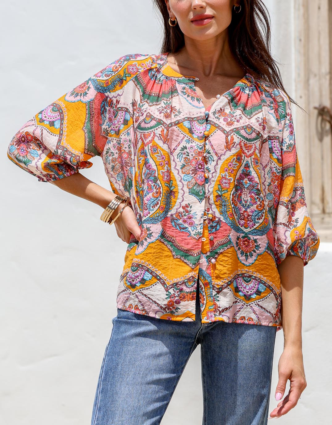 132-fashion-malta-blouse-pink-orange-paisley-womens-clothing