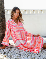 132-fashion-mediterranean-midi-dress-pink-orange-womens-clothing