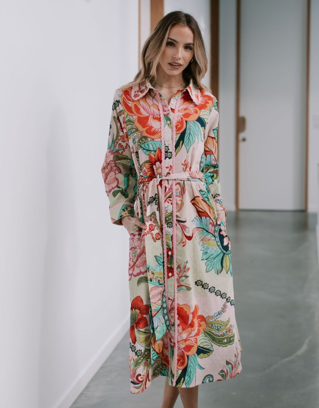 132-fashion-medusa-tie-shirt-dress-pink-green-womens-clothing