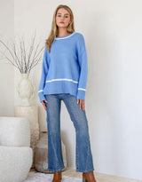 132-fashion-rylie-contrast-trim-slouch-knit-blue-winter-white-womens-clothing