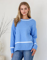 132-fashion-rylie-contrast-trim-slouch-knit-blue-winter-white-womens-clothing