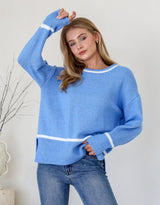 132-fashion-rylie-contrast-trim-slouch-knit-blue-winter-white-womens-clothing