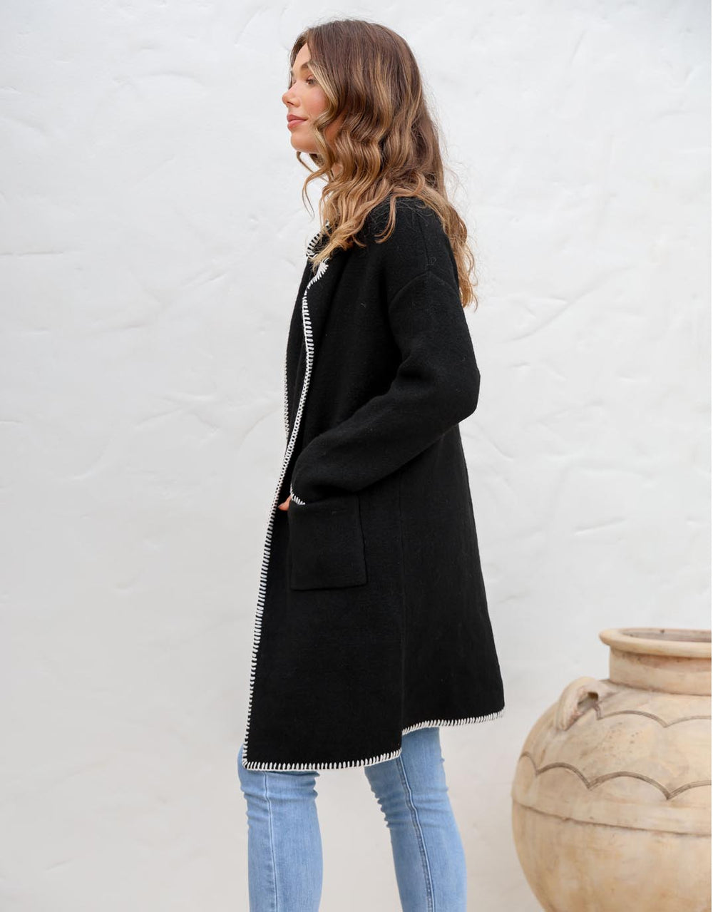 132-fashion-wool-blend-blanket-stitch-coatigan-black-womens-clothing