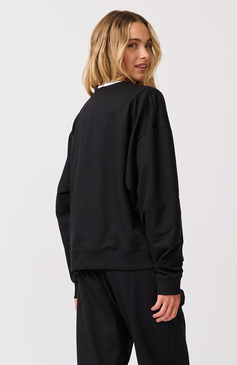 Ada Slim Sweater - Black