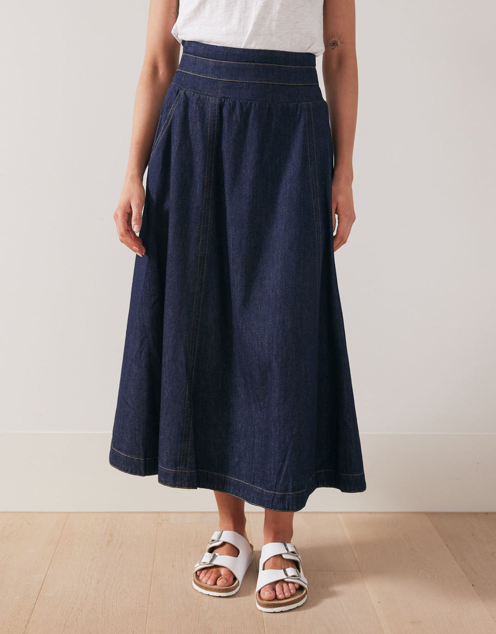 Denim midi skirt nz hotsell