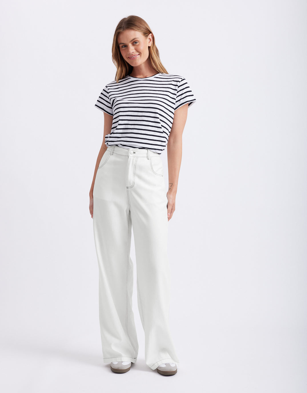 Celeste Tencel Pants - White