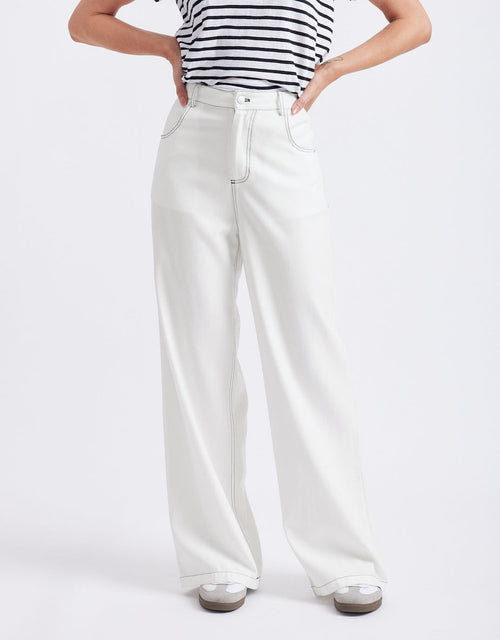 Celeste Tencel Pants - White