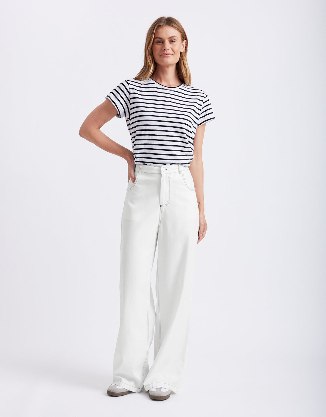 Celeste Tencel Pants - White