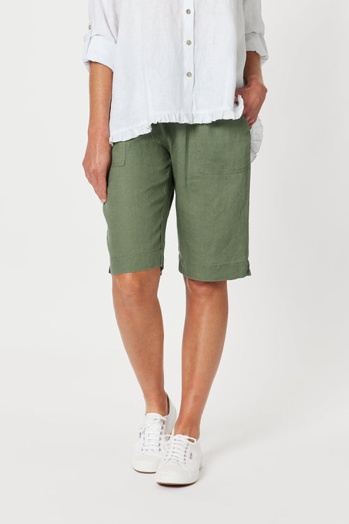 Jersey Waist Short - Khaki