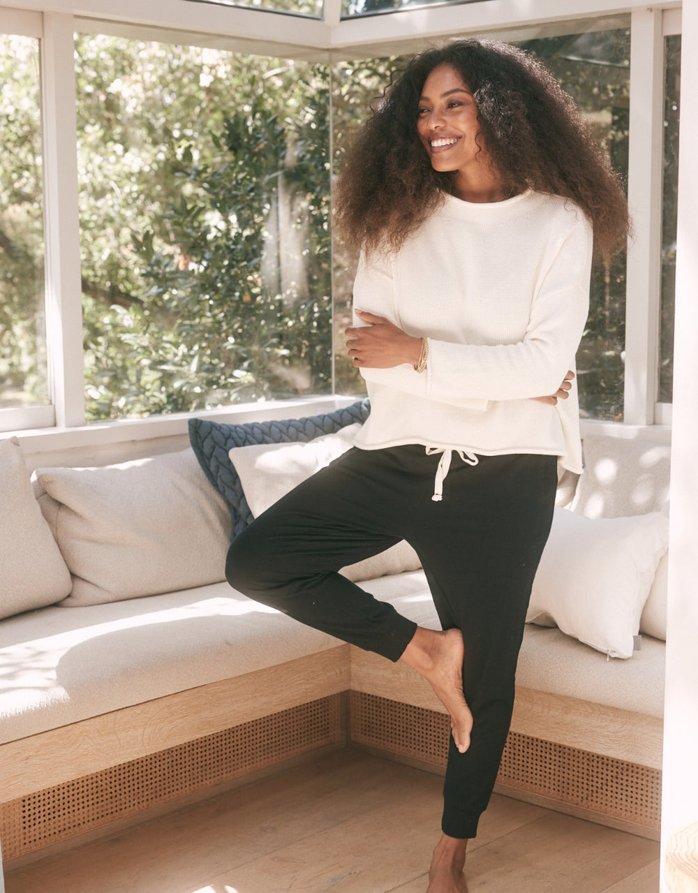 The Sunday Lounge Pant - Black