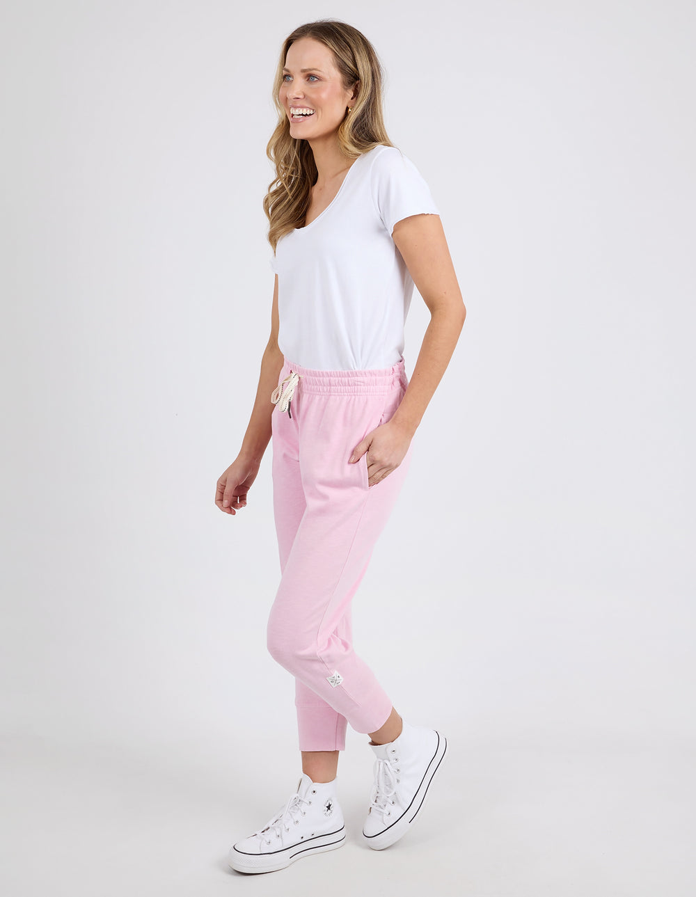 3/4 Brunch Pants - Splendid Pink