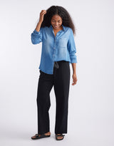 Ava Vintage Shirt - Denim