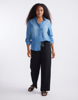 Ava Vintage Shirt - Denim