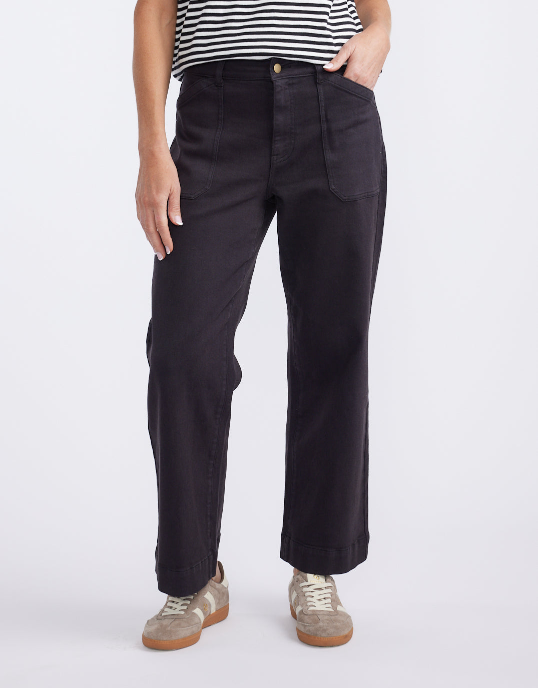 Catalina Wide Leg Jeans - Black