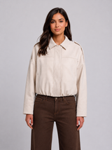 Elle Bomber Jacket - Cream